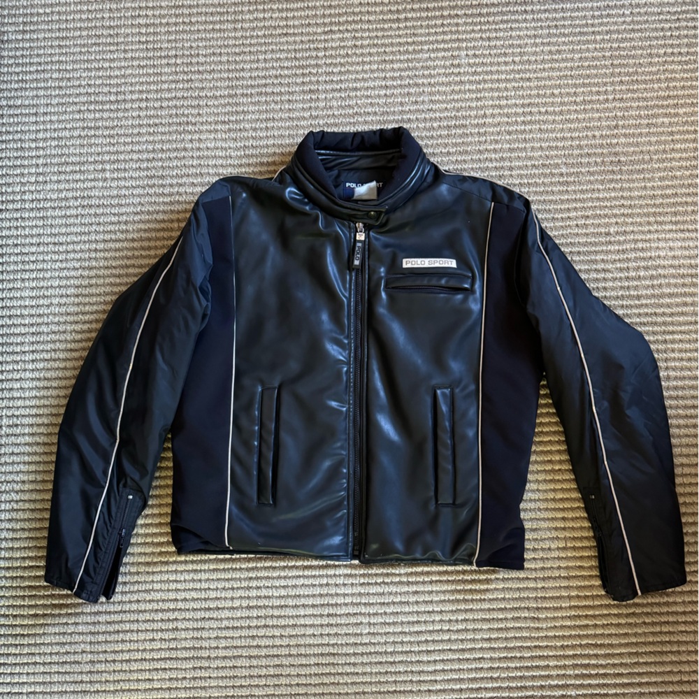 Ralph Lauren Mens only one made. Never produced poly/poly cafe jacket.